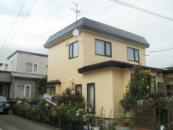 函館市Ｏ様　外壁塗装、屋根塗装の事例紹介のサムネイル