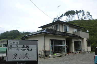 盛岡市Ｓ様　屋根塗装の事例紹介