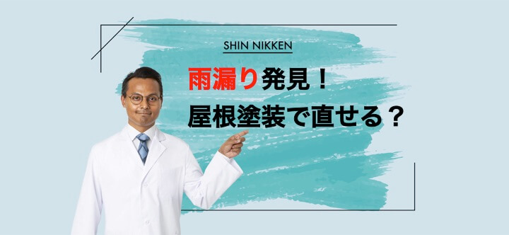 雨漏り発見！屋根塗装で直せる？原因はどこに？